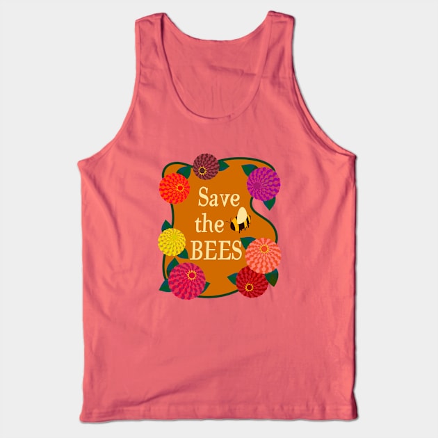 Save the Bees Tank Top by Obstinate and Literate